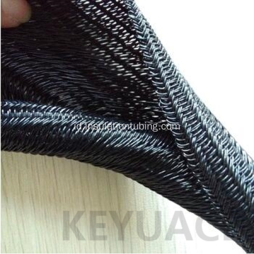 UV Resistant Self Closing Cable Jalinan Sleeving